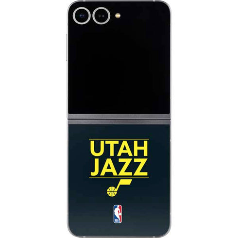 NBA Utah Jazz Standard - Black Galaxy Z Flip6 Skin